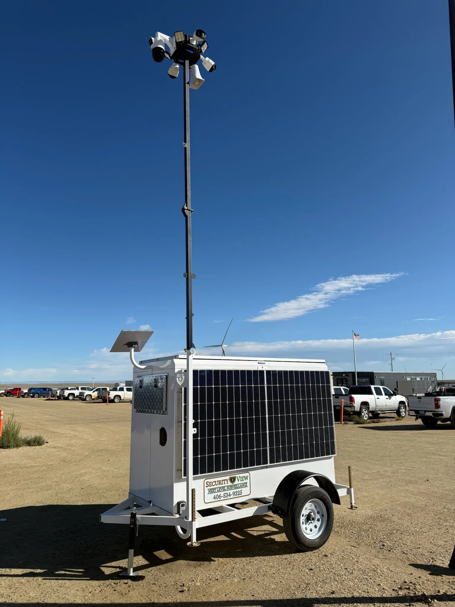 security camera trailer for rent