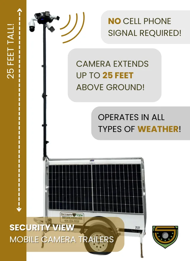 security view security camera trailer infographic